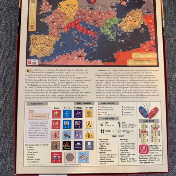 Pax Romana (open, unpunched) GMT 0601-15 GMT Games - Picture 6 of 16